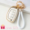 Gematay Gematay for Hyundai Key Fob Cover with Keychain Lanyard,