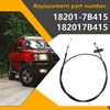BSNOVT Throttle Cable 18201-7B415 182017B415,Compatible with Nissan Frontier 1999-2002, Xterra