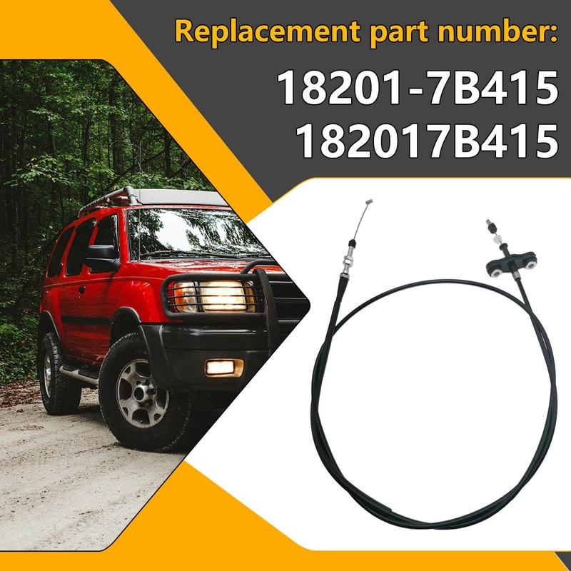 BSNOVT Throttle Cable 18201-7B415 182017B415,Compatible with Nissan Frontier 1999-2002, Xterra
