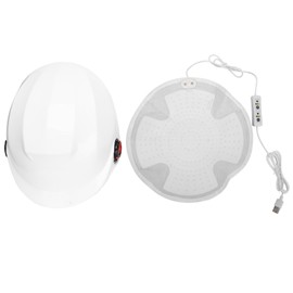 94pcs Lamp Beads Red Light Therapy Hair Loss Treatment Device Hair Growth Helmet White