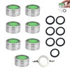 Pack of 7 Aerator M24, Tap Strainer Insert External Thread,