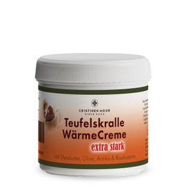 CristinenMoor CristinenMoor Teufelskralle WärmeCreme extra stark mit Arnika 200 ml I Wärmesalbe für Nacken und Lendenbereich I bei Verspannungen der Muskulatur und Rücken