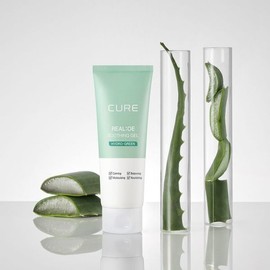 김정문알로에 큐어 리알로에 수딩젤 150ml 6개 Kim Jeong Moon Aloe Cure Real Aloe Soothing Gel 150ml 6 Pieces