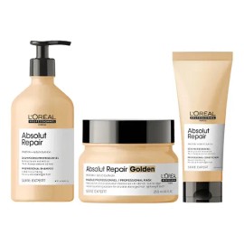 Kit Loréal Absolut Repair Shampoo  Acondicionador  Mask                                                                                               