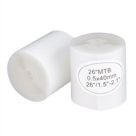 Tbest Banda Antipinchazos Bicicleta,Cinta De Neumáticos para Bicicletas,2 Pcs Forro De Llanta De Bicicleta A Prueba De Pinchazos Antiplano Banda Antipinchazos 0.5 Mm Protector De De Espesor(26")