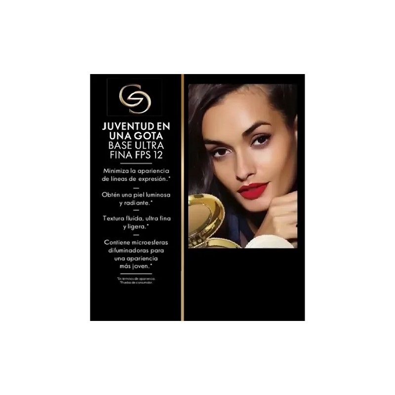 Base Ultrafina Giordani Gold Natural Beige Fps 12 Oriflame