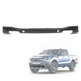 HECASA Front Lower Valance Panel Compatible with 2019-2023 Ford Ranger w/Sensor Hole Lower Air Deflector Extension Bumper Valance Panel Plastic(PP+TD20) Black Replacement for LB3Z17626DAPTM FO1095288