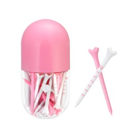 CATOSUM 60 Pcs Pink Golf Tees 2-3/4" - Funny Golf Accessories for Women, Durable and Stylish Golf Tees for Fun and Functional Play