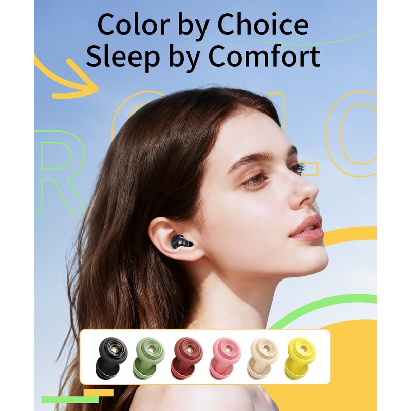 Ear Plugs for Sleeping 45dB Reusable Noise Cancelling Ear Plugs