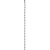 NEW: #6 NICKEL PLATED BRASS BEADED PULL CHAIN SOLD BY