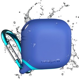 Catalyst Waterproof Case AirPods (4th Generation) Indigo Blue - Waterproof, with Carabiner, Shockproof, Scratch-Resistant, Drop-Proof - Blue