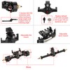 MEUS RACING 5mm ISO V2 SCX24 Axles with 3-Section CVD