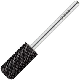 USA PANA Professional 3/32" Shank Size - Crystal Top Small or Large Barrel Carbide Bit - Nail Drill Bit for Dremel Machine - (Large Barrel, Extra Fine Grit, Black)