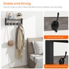 Homode Wall Hooks with Shelf, Coat Rack Wall Mount, Entryway