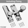 TERF® Traditional Polished Chrome Sash Window Lock Fastener Arm Type