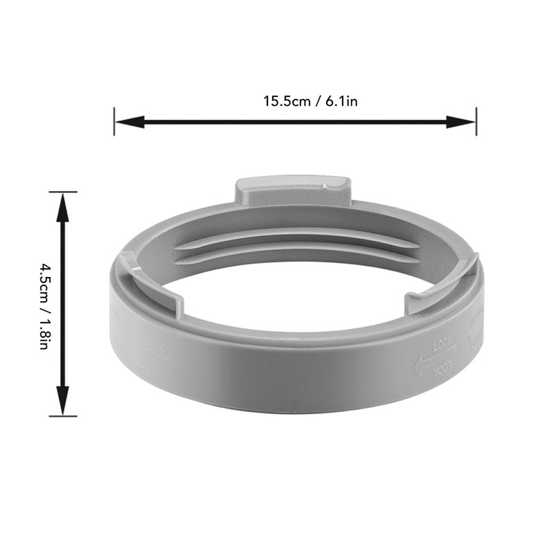 Fdit 6 inch Portable Air Conditioner Exhaust Hose Coupler with