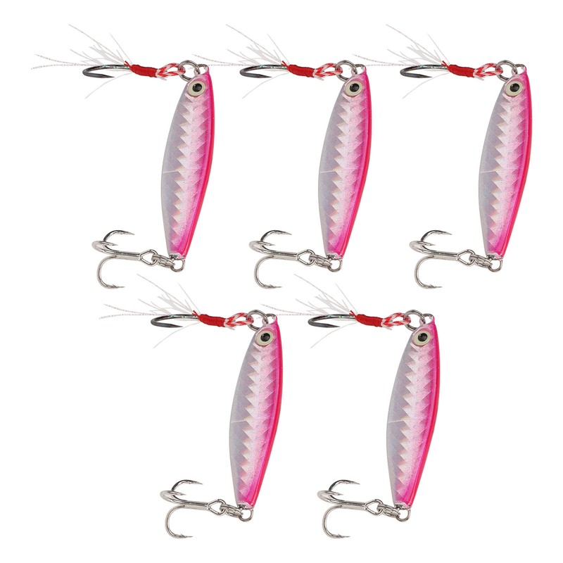 5Pcs 15g Metal Vib Hard Fishing Lures Jigging Fishing Baits