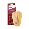 Orthotic 3/4 Leather Insoles with Longitudinal and Transverse Arch Support,