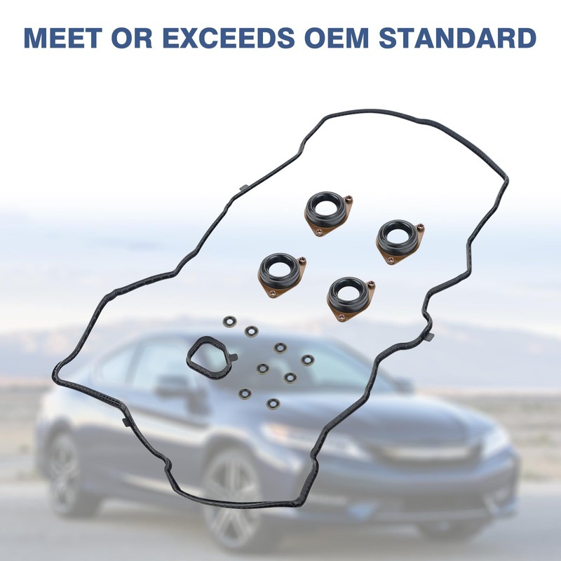 ZONFANT Engine Valve Cover Gasket Set Compatible with Honda Vehicle