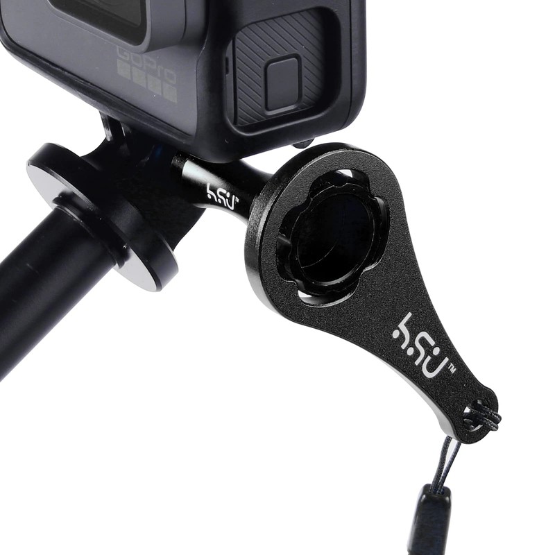 HSU Aluminium Tripod Mount Adapter with Screw for GoPro, Tripod