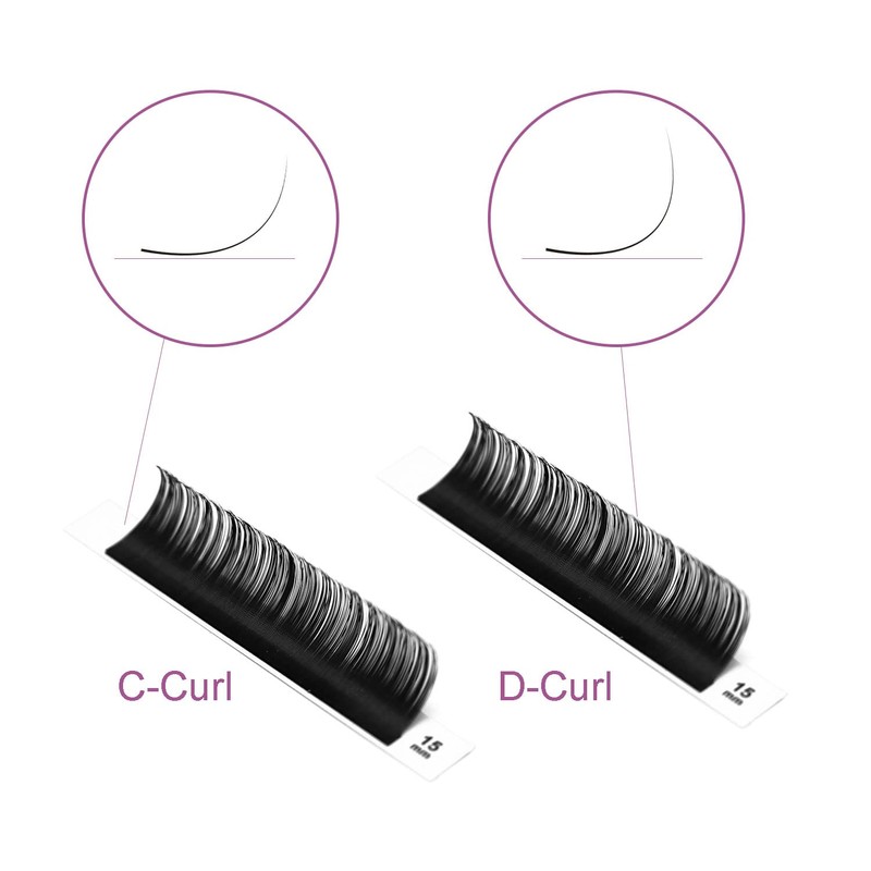 QDMEYEA Eyelash Extensions Individual Lashes 0.07 C Curl Classic Volume