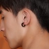 12 Pairs Stainless Steel Stud Earrings, Hoops Earings for Men