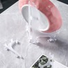 Black/White 10 Piece Plastic Plate Stand, Esprey Stand, Acrylic Coaster,