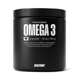 Big Zone Omega 3 Fury Triglycerides High-Quality Triglyceride Form No Addition of Vitamin E 500mg EPA 250mg DHA/per Capsule 300 Capsules