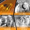 WEELMOTO Headlights Compatible with 2007-2009 Nissan Altima 4Dr Sedan Headlight