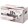 Remington Warmluftbürste rotierend (automatisch) Curl & Straight 3-in-1 Ionen Styler: Volumen, Locken & glatte Styles, 4 Aufsätze (Volumenstyler, Lockenstab, Stylingkonzentrator, Paddlebürste) AS8606