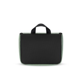 Sherpani Co-Pilot, Travel Toiletry Bag, Hanging Cosmetic Organizer, Water Resistant Makeup Bag, Shower Dopp Kit, Travel Essentials Toiletries for Women (Aloe Mist)