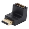 Right Angled DP Adapter UP Down 90 Degree Male to