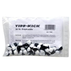 Tipp Kick 015506 50 Units – Replacement Balls – Black/White