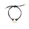 Oventure Cord Bracelet – Adjustable Leather Double Cord with O-Ring,
