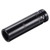 sourcing map 1/2" Drive by 15mm Deep Impact Socket, Heat-Treated