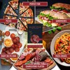 Meats Kosher Salami Chips - Sliced Sausage, Charcuterie Meat -