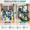 2-Tier Under Sink Organizer for Kitchen & Bathroom – Pull-Out