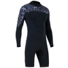 1.5MM Diving Onepiece Swimsuit Wetsuit Short Trousers for Snorkeling Surfing(Man