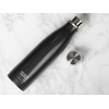 BUILT Tritan Double Wall Stainless Steel Vacuum Insulated, 17-Ounce, CHARCOAL