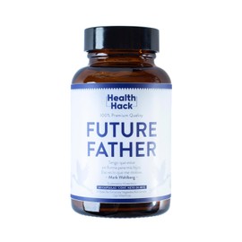 Health Hack Future Father  Apoyo para Hombres que Planean Ser Padres  Con CoQ10, L-Carnitina, Vitamina C  E, Zinc, Selenio, NAC, Extracto de Ginseng, 