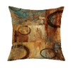 LHAIFA Brown Decorative Throw Pillow Covers 18x18 Set of 4