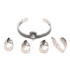 Guitar Pick Set with Alloy Bracelet Stainless Steel Finger Thumb