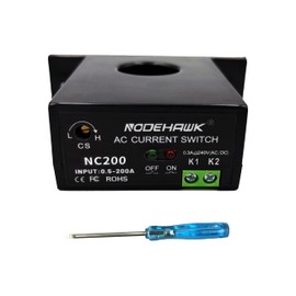 AC Current Sensing Switch 0-200A Normally Closed Current Sensor Monitoring Relay (NC200)