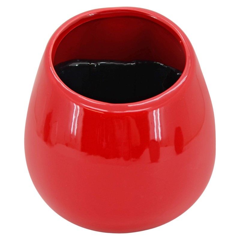 Arcadia Garden Products WP26 Small Round Wall Planter 3-Pack-Red
