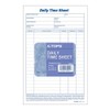 TOPS Daily Employee Time And Job Sheet, 6 x 9.5