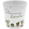Gruss & CO Flower Pot Motif Special Stoneware, 10 cm,
