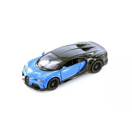 Kinsmart 5423D 5" Kinsmart Bugatti Chiron Supersport Diecast  Toy Car. Blue/ Black.