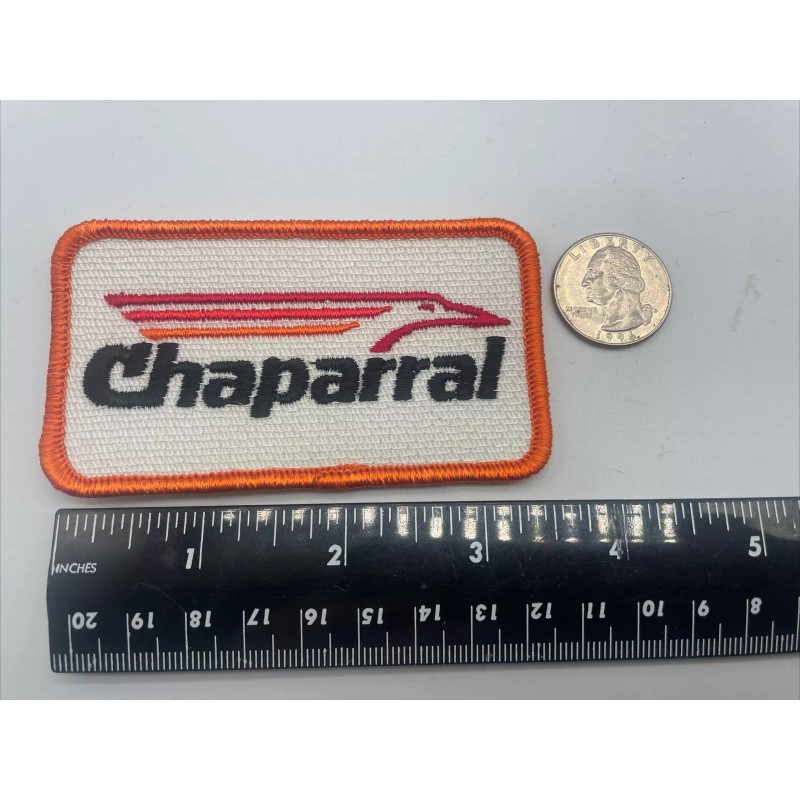 Chaparral Vintage Patch NOS Race Motorcycle Snowmobile Ski Winter Orange