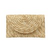 EVEOUT Women's Woven Straw Clutches Summer Handbag Purse Beach Vacation
