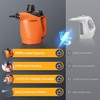 TICYACK Handheld Steam Cleaner, 500ML & Continuous Steam, 16 PCS,